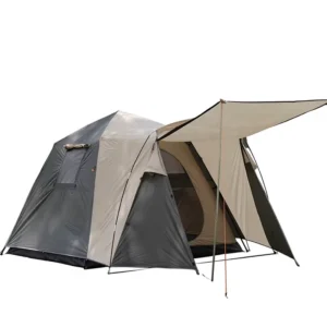 3-4-Person One-Room One-Hall Automatic Oxford Waterproof Windproof Family Camping Tent