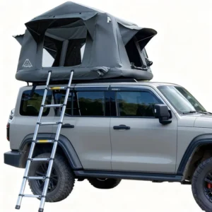 3-4 Person Outdoor Inflatable Rooftop Tent with Large Space and Air Column for Car