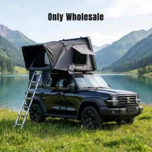 3-4 Person Oxford Four-season Camping 4×4 Land Rooftop Tent Side Opening ABS Hard Shell Truck Top Roof Rack Tent