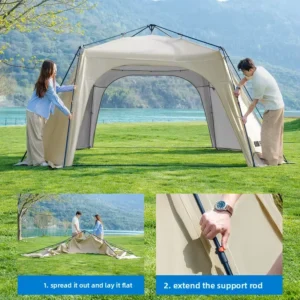 3-4 Person Portable Dome Camping Tent Lightweight Waterproof Windproof Backpacking Hiking Beach Outdoor Tents With Window