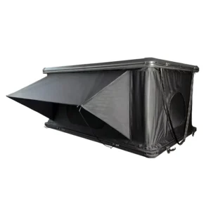 3-4 Person Portable Hardtop Car Rooftop Tent Aluminum Alloy Shell Roof Top Tent for 4×4 SUV Automatic Build