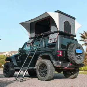 3-4 Person Waterproof Aluminum Shell Car Rooftop Tent for 4×4 Camping