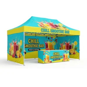 3*4.5m Hexagonal Instant Canopy Tent with Aluminum Frame, Custom Marquee Tent for Bazaar and Promotional Events