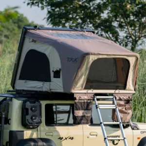 3-5 Person ABS Hard Shell Roof Top Tent Waterproof Automatic Four-Season UV Protected Rooftop Tent With Awning