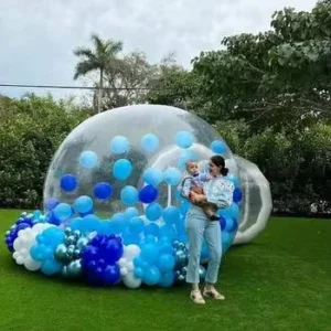 3-Meter Funnel Inflatable Bubble House Dome Tent, PVC, for Kids and Adults Outdoor Events