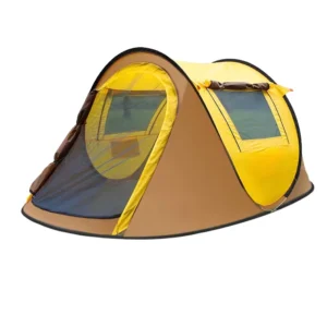 3-Second Automatic Pop-Up Camping Tent Instant Setup Waterproof Portable Outdoor Tent for Family Camping