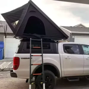 3-Second-Opening Aluminum Hard Shell Clamshell Rooftop Tent for 4×4 Off-Road Camping