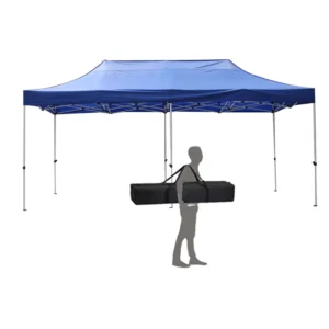 3 X 3m Indoor Outdoor Sports Exhibition Parking Sunshade Waterproof Foldable Retractable Single Layer Tent with Water Storage