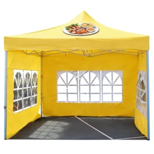 3 x 3m Oxford Cloth Foldable Advertising Tent, Outdoor Pop-Up Canopy, Four-Leg, Custom Logo