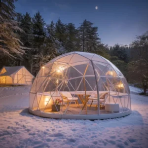 3.6M Transparent Clear Bubble TPU PVC Four-Season Waterproof Dome Tent Garden Igloo Outdoor Event Party Camping Cafe