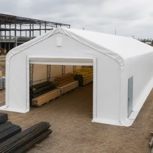 30*40FT Galvanized Steel Heavy Duty PE 300gsm Waterproof Cover Double Truss Storage Shelter for Outdoor Storage