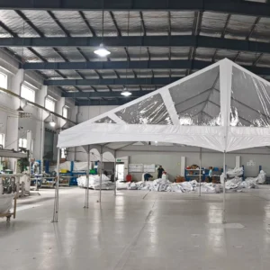 30 ft X 40 ft Clear PVC Party Event Marquee Wedding Tent 9.1 m X 12.2 M Gable End Frame Tent