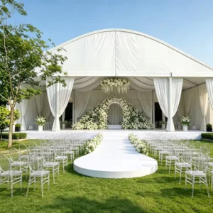 300 Persons Large Clear Span Aluminum Party Tent for Music Festival, Wedding, and Outdoor Events