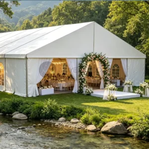 300 Persons Transparent Aluminum Wedding Tent for Elegant Reception Party and Outdoor Dining