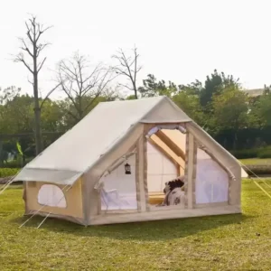 3000 Mm Waterproof UV Resistant Portable Inflatable Tent Two Bedrooms One Living Room Four Season Quick