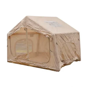 300D Oxford Cloth Inflatable Cabin Tent 3.1×2.45m Waterproof Windproof Four-Season Portable Easy Setup Outdoor Glamping Air Tent