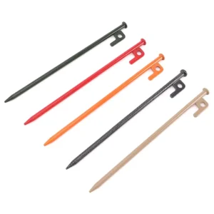 30CM Carbon Steel Tent Stakes for Camping and Tarps