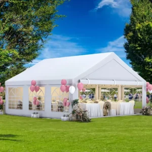 30x15ft Party Tent Heavy Duty Wedding Canopy Event Shelter PVC Material Waterproof Marquee