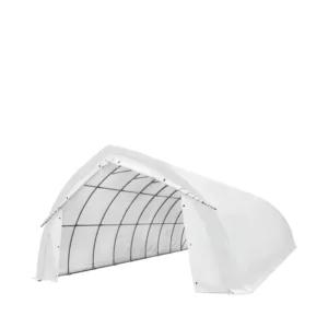 30x65ft Heavy-Duty Industrial Storage Shelter Weatherproof Temporary Warehouse PVC Fabric Building for Equipment Storage