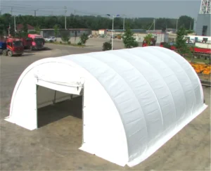 30’x85′ Single Arch Outdoor Industrial Portable Dome Veihcle Quonset Shelter