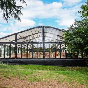 35m Width Clear Span Aluminum Tent for Outdoor Events Warehouse and Exhibition Hall