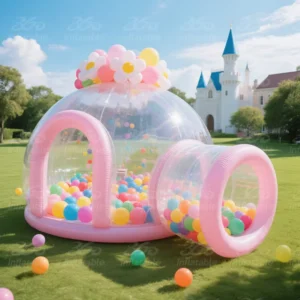360 Customized PVC Inflatable Bubble House for Wedding Event Decor with Blower Accessory