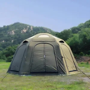 360-Degree Panoramic Hexagonal Inflatable Camping Dome Tent, Waterproof, Windproof, Thickened, Four-Season