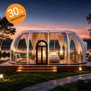 360-Degree Transparent Stargazing Polycarbonate Bubble Dome Tent House