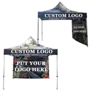 3X3 Folding Tent for Indoor/Outdoor Exhibitions and Camping, with Logo