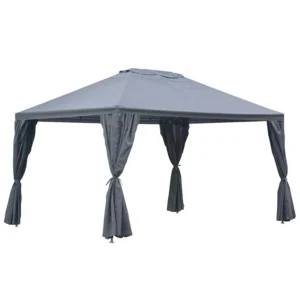3X4M Steel Rainproof Pavilion Gazebo Factory Direct Garden Canopy Outdoor Structure for Wedding Party Use