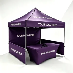 3X6M 10X10Ft Steel Frame Trade Show Tent Waterproof Windproof Single Layer Square Promotional Booth Tent for Outdoor Events