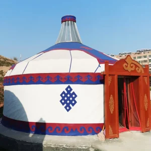 3m Mongolian Yurt House with Felt, 10 Meter Traditional Wooden Yurt