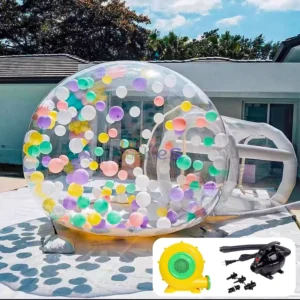 3m or 4m Diameter Outdoor Clear Crystal Igloo Dome Inflatable Bubble Tent