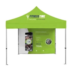 3mx3m Custom 10×10 40mm Hexagon Aluminum Frame 600D Oxford PU Canopy Tent Custom Printed 10×10 Advertising Trade Show Tent