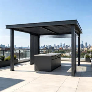3×3 3×4 4×4 3×6 3×5 4×6 4×5 m Outdoor Aluminum Electric Louvered Roof Pergola