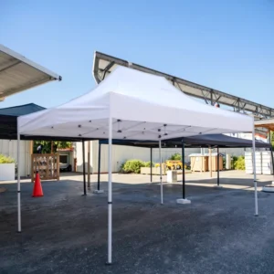 3×3 Aluminum Alloy Outdoor Advertising Canopy Gazebo Portable Folding Tent with PVC Roof Cover for Trade Shows