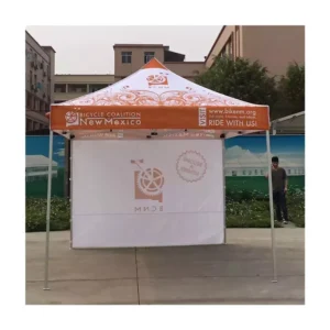 3×3 Custom 10×10 40mm Hexagon Aluminum Frame 600D Canopy Foldable Gazebo Tent