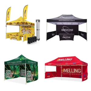 3×3 Custom Logo Print Pop up Outdoor Business Folding Tent Trade Show Gazebo Canopy