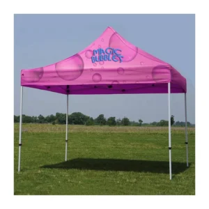 3×3 Custom Pink Canopy Tent 10×10 40mm Hexagon Aluminum Frame 600D Canopy Tent Custom Printed Trade Show Pop up Advertising Tent