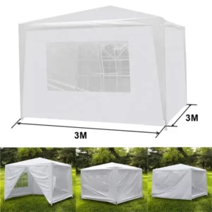 3×3 Fade-Resistant Waterproof PE Canopy Tent for Outdoor Villas, Courtyards, Gardens, and Pergolas