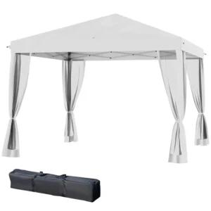3×3 Folding Custom Print Event Awning, Pop-Up Tent, Gazebo Canopy for Trade Shows