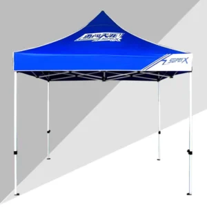 3×3 Outdoor Four-Post Booth Event Tent Semi-Automatic Four-Corner Folding Spire-Top Oxford Cloth Sun Protection