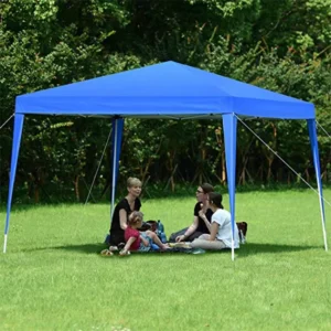 3×3 Pop-Up Canopy Tent with Side Walls for Camping and Beach