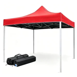 3×3 Pop-up Outdoor Folding Canopy Tent Sunshade Gazebo for Exhibition
