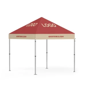 3×3 Promotional Custom Print Event Pop up Tent Business Gazebo Canopy Folding Tent with Flag Wall Trade Show Tent
