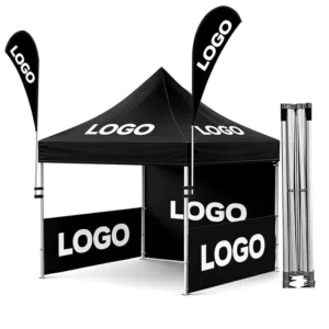 3×3 Promotional Portable Pop up Canopy Tents Waterproof Indoor/Outdoor Advertising Marquees for Events