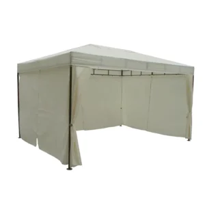 3x3M Outdoor Steel Gazebo Waterproof Canopy Tent Portable Windproof Eco-Friendly Durable Big Shelter