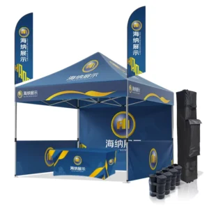 3x3m 10x10ft Advertising Folding Beach Tent, Event Awning, Pop-Up Marquee Gazebo Canopy for Trade Shows