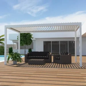 3x3m, 3x4m, 3x5m Aluminum Bioclimatic Louvered Pergola Canopy