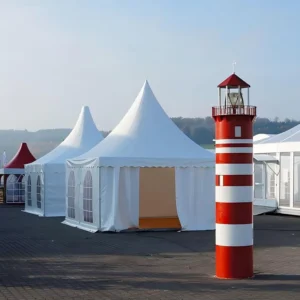 3x3m, 4x4m, 5x5m, 10x10ft PVC Pagoda Tent for Weddings, Parties, Banquets and Events